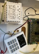 Alarm Satel CA 6 + obudowa + zasilacz + klawiatura + akumulator 