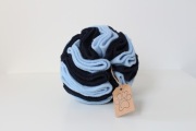 Kula węchowa dla psa - handmade niebieski, granatowy 15 cm 