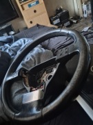 Kierownica skórzana skóra vw Passat b6 golf 5 plus 3 ramienna multifunkcja