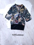 bluzka, rozm. M/L, vintage, retro, oldschool, 80s 90s, unikat, wzorzysta