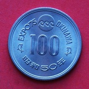 100   Jenów   1975 r.    -    Japonia   - EXPO75    stan !!