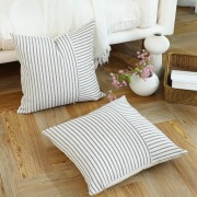 Poszewki dekoracyjne 2 sztuki 40/40 cm – styl boho / vintage / skandynawski