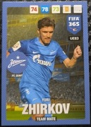 PANINI UPDATE 2017 FIFA 365 TEAM MATE FC ZENIT ZHIRKOV UE83