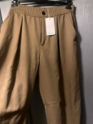 ZARA spodnie balloon joggery szerokie casual oversize krój marchewkowy 