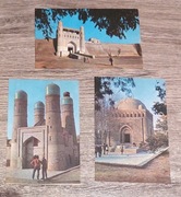 3 Pocztówki - Uzbekistan Buchara 
