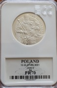 10 zł. Jan III Sobieski   z  2001 Gcn pr70