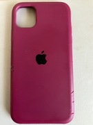 IPhone 11 oryginalne etui Apple silikonowe czerwone