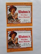 Etykieta piwna browar piwo Belgia 