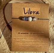 Bransoletka Regulowana Na Sznurku Znak Zodiaku Waga