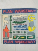 Plan Warszawy 1971 Wydanie drugie PPWK 