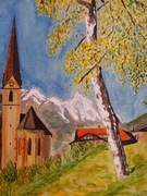 Obraz oryginalny Parusel ,, heiligen blut " z podpisem 