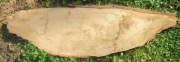 Plaster drewna dębowego, stolik, dąb 36x118 cm gr 3,2 wilgotność ok. 7,8%