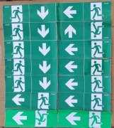 Naklejka nalepka piktogram goradol lewo prawo awex