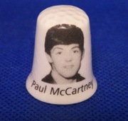 Naparstek Kolekcjonerski Porcelanowy English Paul McCartney