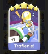 Trafienie! Naklejka karta Monopoly GO set 22