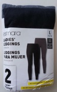 Nowe leginsy damskie 2-pak Esmara L 12/14