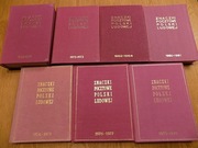 7 KLASERÓW - KOMPLETNA KOLEKCJA ZNACZKÓW POLSKICH ** Z LAT 1970r-1984r