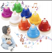EDUKACYJNE DZWONKI MUZYCZNE – ZESTAW 8 KOLORÓW, DLA PRZEDSZKOLA I SZKOŁY