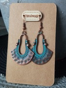 Kolczyki turkus w stylu retro