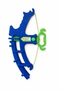 Łuk zabawkowy dla dzieci + cięciwa – niebiesko-zielony (B100)