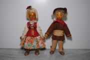 Lalka Cepelia Gromada stara lalka Góral Góralka para podhale PRL