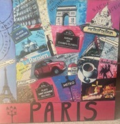 obraz Paris 80x80