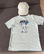 Koszulka i czapka dla dzieci w wieku 9-10 lat