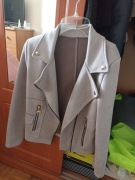 Ramoneska z imitacji zamszu 