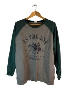 Bluza u s polo assn szara duże logo XXL