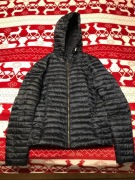 Kurtka damska Massimo Dutti granatowa z kapturem rozmiar 36