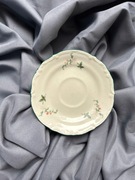 TUŁOWICE talerzyk spodek kwiatki porcelitowy mały