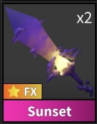 Sunset Knife (MURDER MYSTERY 2) lRobloxl