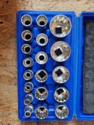 ZESTAW NASADEK 6-KĄTNYCH 1/2 21 SZT. EXTRA CHROME 