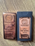 Sztabka miedzi 1 kilogram Germania Mint w Foli i hologram