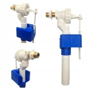 Zawór napełniający 3/8 mosiężny do spłuczki DN10 uniwersalny pływak WC ZN2