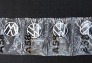 Oryginalne Dekieleki Kapsle  Zaślepki VW A58 10A601171 60mm czarno-białe