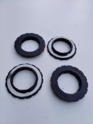 Nakrętka kontra Shimano Center Lock stal czarna