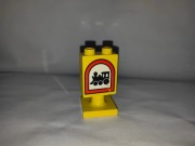 Lego DUPLO Znak przejazd kolejowy Pociąg