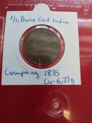 1/4 Anny Indie Brytyjskie 1835 