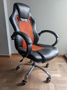 Fotel biurowy/komputerowy/gamingowy Race czarno-pomarańczowy