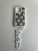 Nowe Etui na iPhone'a 14 Pro Lustrzane z perłami.