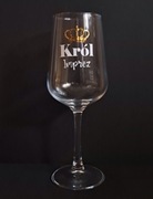 Kieliszek „Król Imprez” do wina i szampana | Prezent dla mężczyzny