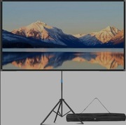 Visulapex Ekran Projekcyjny 4K 80 cali 80-9SKG 16:9 Statyw Torba przenośn