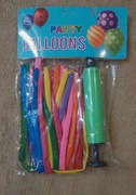Balony podłużne z pompką