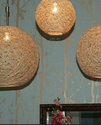 Lampa Abażur HANDMADE 