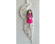 Makrama Dekoracja ścienna Księżyc Dla Córki Rękodzieło Pokój Dziecka