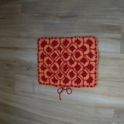 Poszewka na poduszkę Handmade wełna 