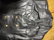 skórzana kurtka mundurowa policji niemieckiej rekonstrukcja oryginał