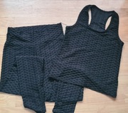 Komplet sportowy legginsy t-shirt