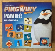 Pamięć - Pingwiny z Madagaskaru - Gra edukacyjna 